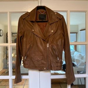 Marc New York by Andrew Marc Brown Leather Jacket